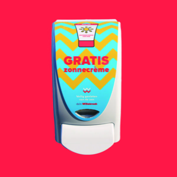 Dispenser met eigen ontwerp Factor 50 - Afbeelding 4