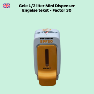 HIPHOT zonnebrandcreme dispenser factor 30 Engels - 500ML