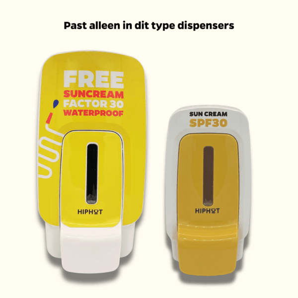 Zonnebrandcrème 1/2 liter Minerale filter - factor 30 waterbestendig - voor dispenser - navulling - 500ML - 1250 doses - Afbeelding 3