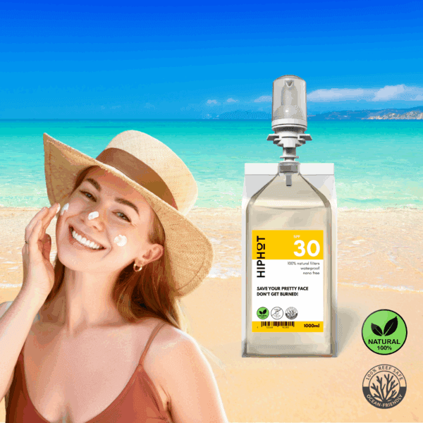 Factor 30 voordeelbundel: 2 liter minerale zonnebrandcrème - Afbeelding 2