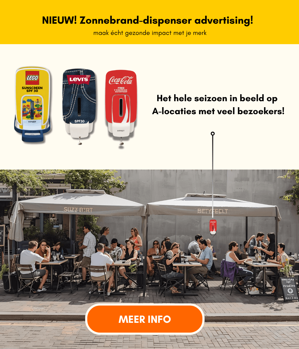 Zonnebrand advertising HIPHOT Zonnebrand advertising HIPHOT