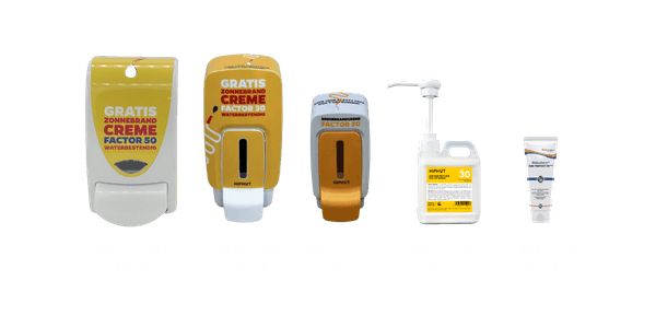 HIPHOT dispenser assortiment alle modellen